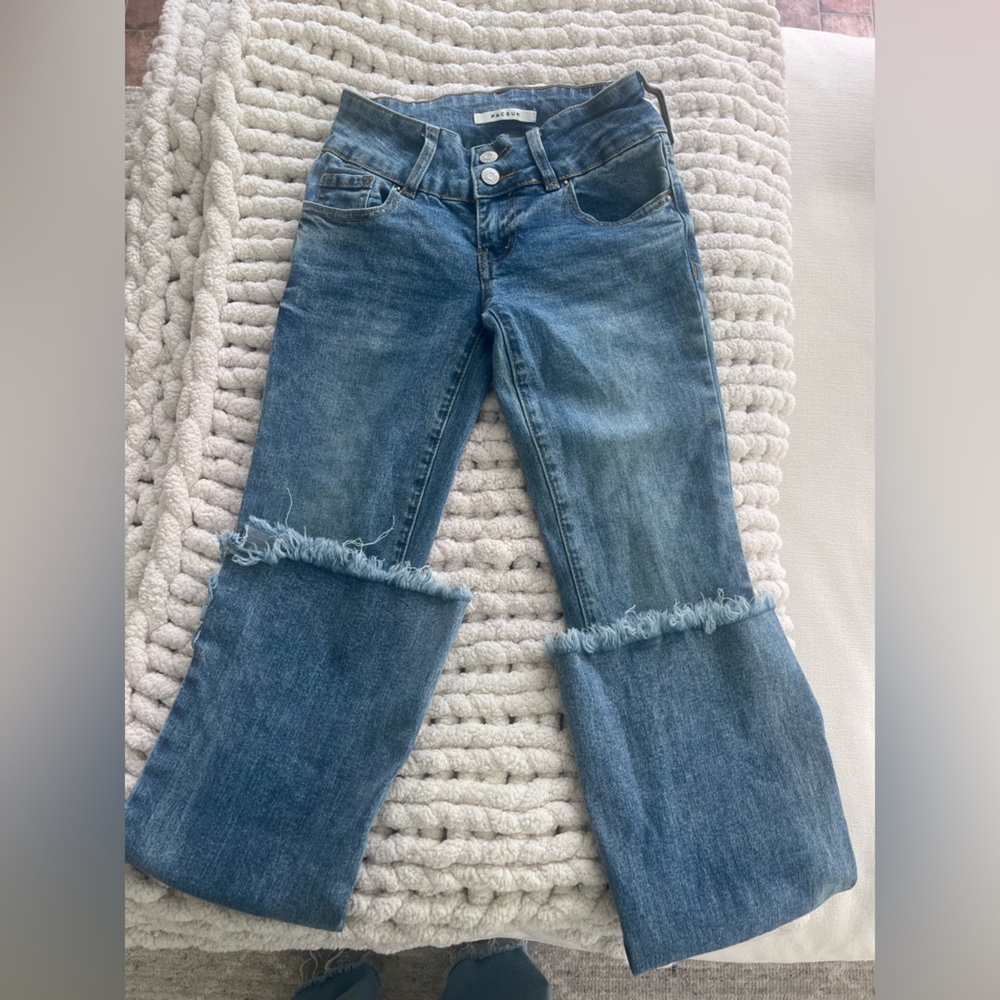 Pac Sun Women's Blue Denim Jeans